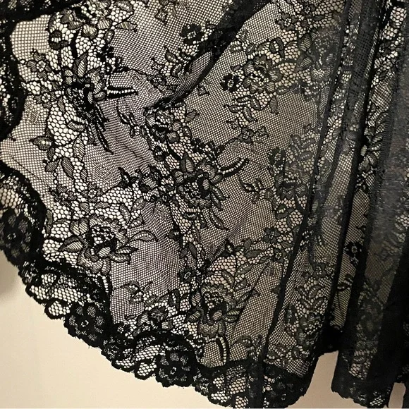 La SENZA Black Lace Push-Up Babydoll Teddy – Size XS EUC - Picture 7 of 15